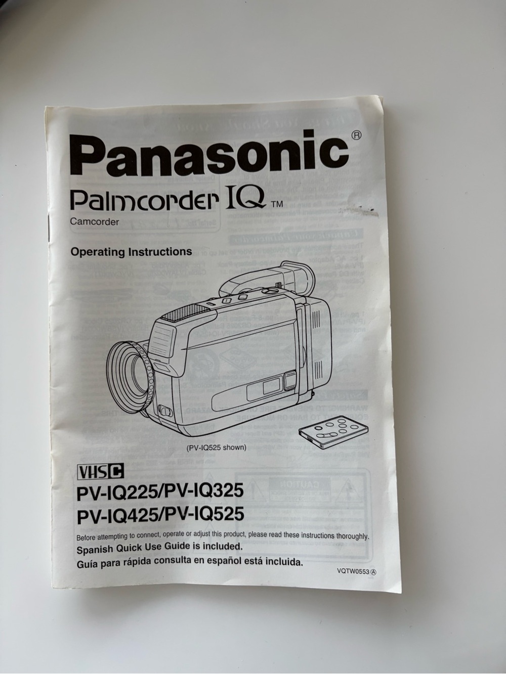 Panasonic Palmcorder IQ VHS-C Camcorder - Picture 3 of 6